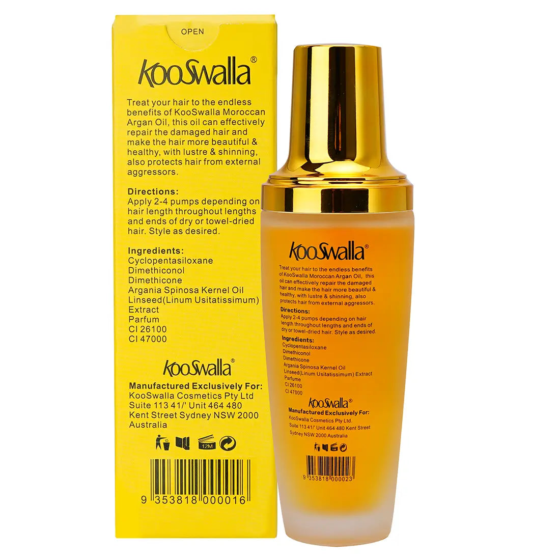 Argan oil hair serum for dry hair