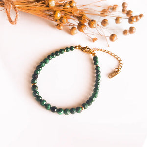 Celestia Malachite Facets Bracelet