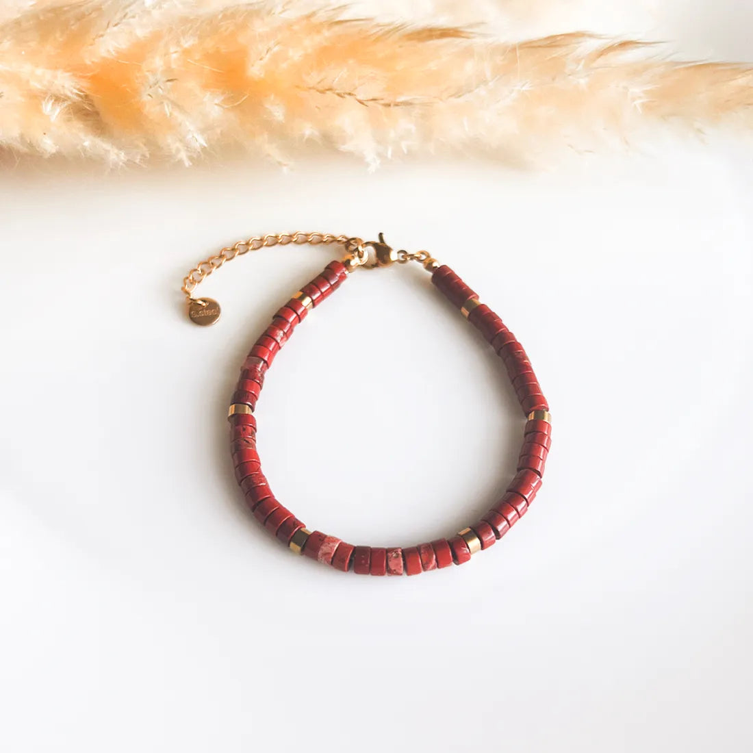 Crimson Red Jasper Bracelet