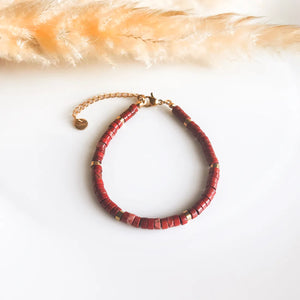 Crimson Red Jasper Bracelet