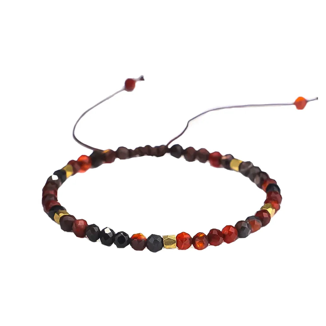 Energy Shield Crystal Armband mit Messingperlen