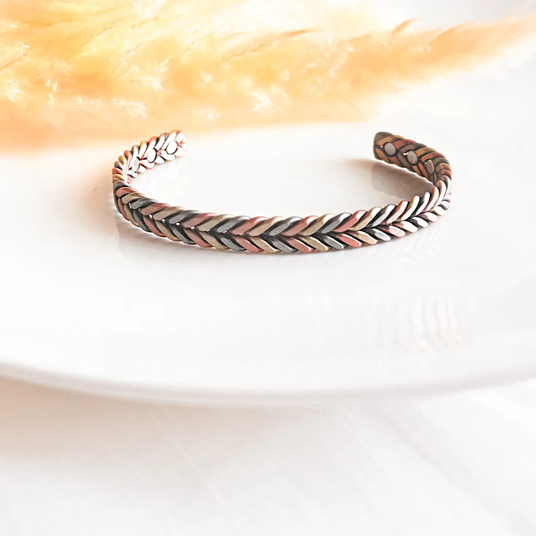 WellnessWave Kupferarmband mit Magneten