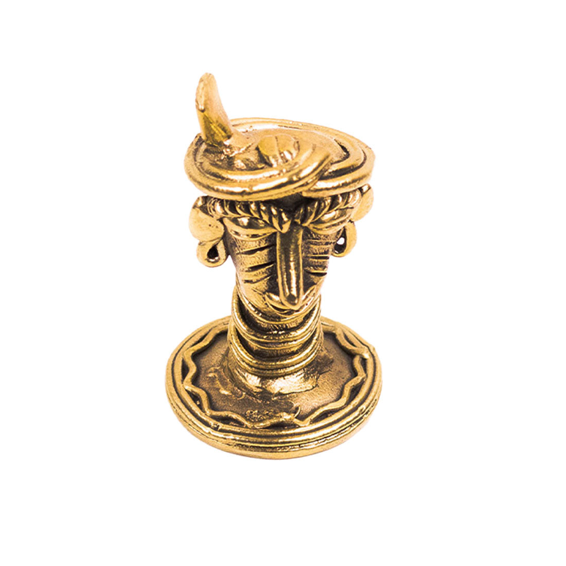 Tribal Head Handmade Brass Figurine in Dhokra Art