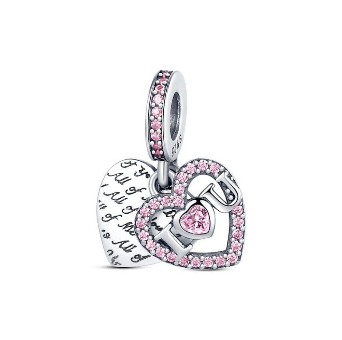 Pink Heart Charm