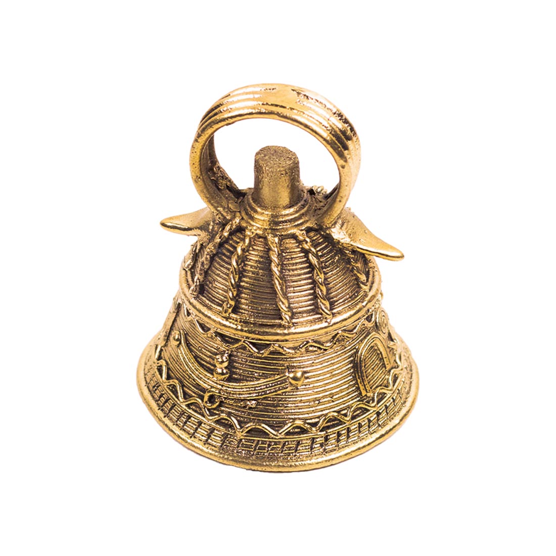 Golden Bell in Brass