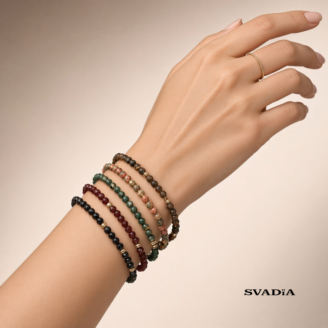 Celestia Malachite Facets Bracelet
