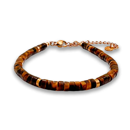 Golden Strength Tigerauge Armband