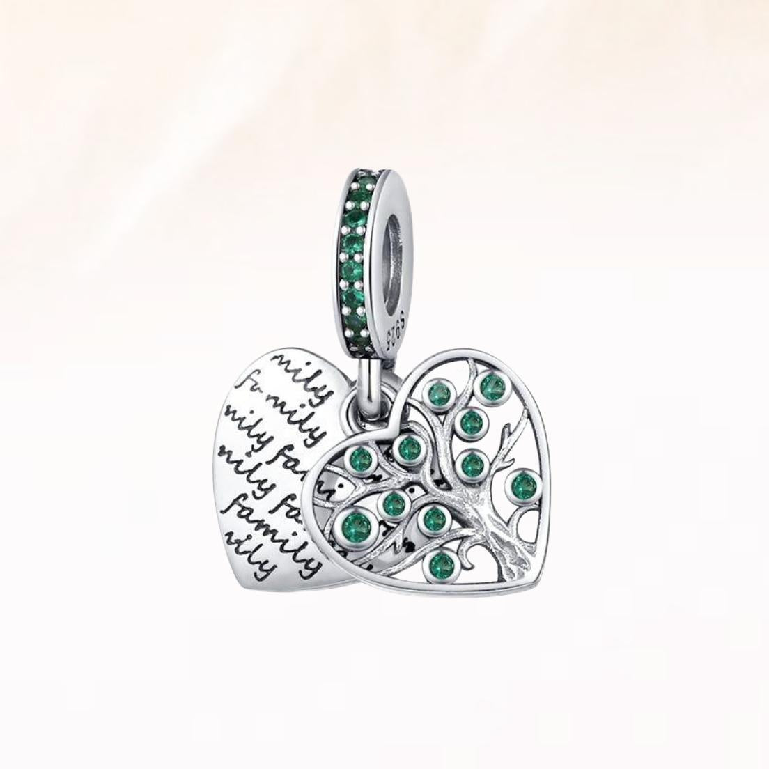 Green Heart Charm