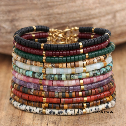 Crimson Roter Jasper Armband