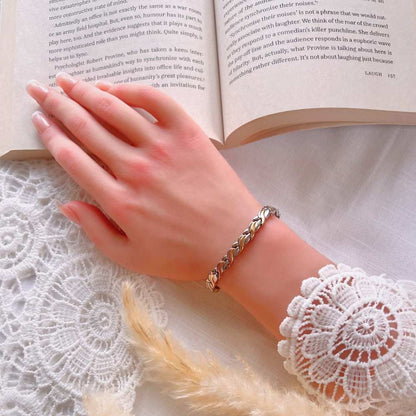 Positive Energy Edelstahl-Armband mit Magneten