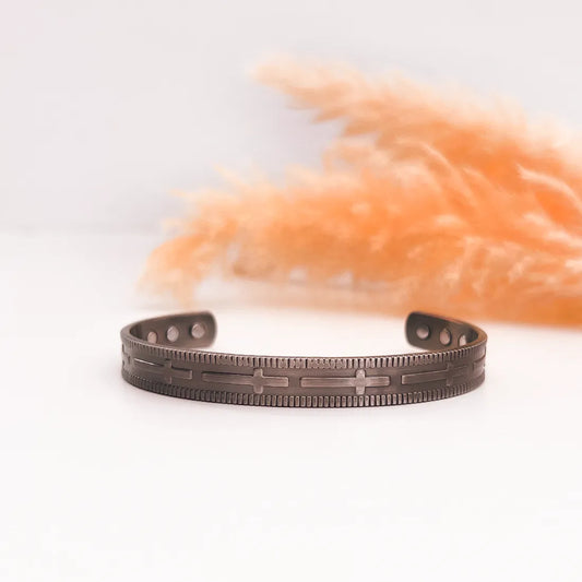 Radiant Vibe Kupferarmband mit Magneten
