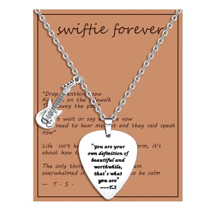 Taylor Swift Inspired Musical Necklace