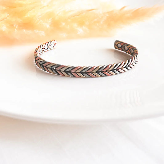 WellnessWave Kupferarmband mit Magneten